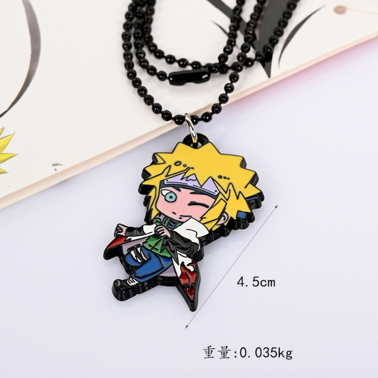 Naruto Four generations   metal  key chain necklace pendant   0.035kg price for 5 pcs