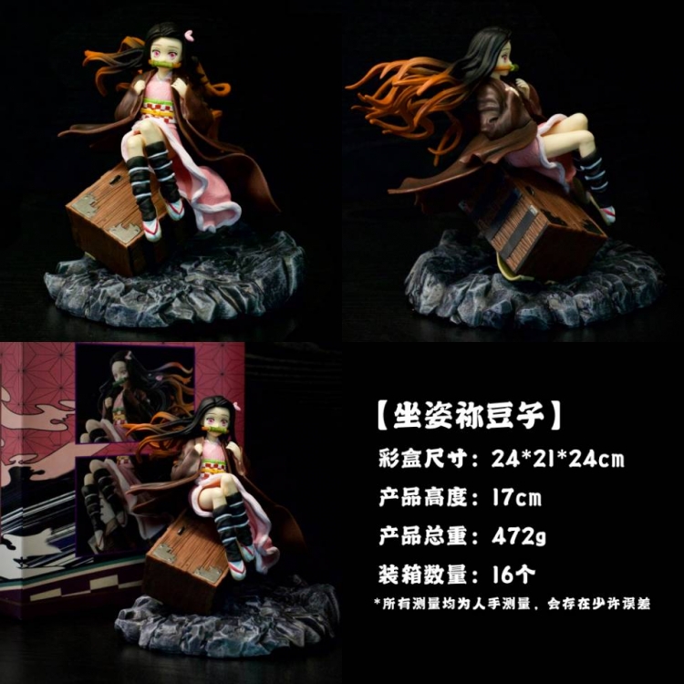 Demon Slayer Kimets Sitting beans Android Boxed Figure Decoration Model 24*21*24