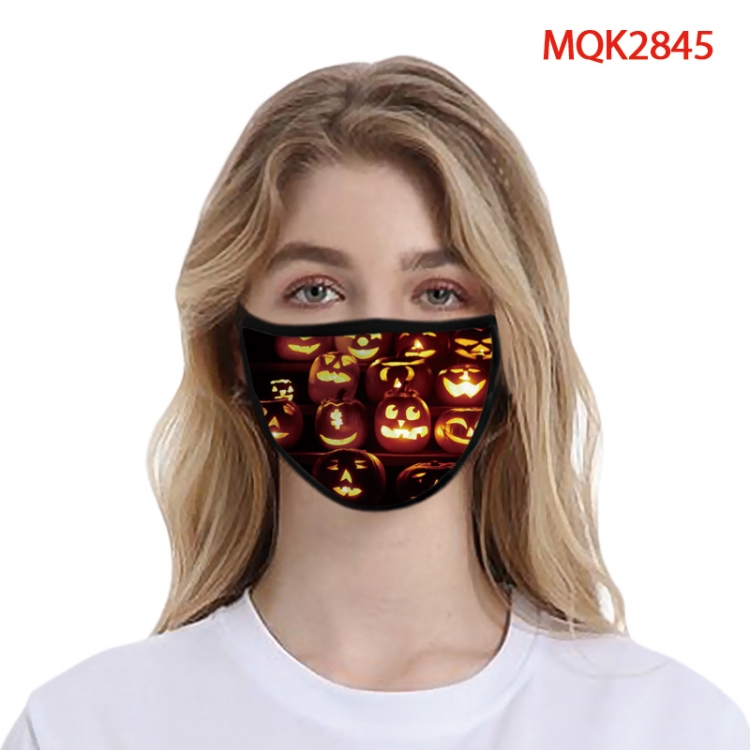 Halloween Color printing Space cotton Masks price for 5 pcs MQK2845