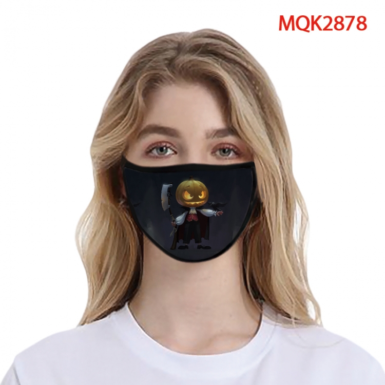 Halloween Color printing Space cotton Masks price for 5 pcs MQK2878