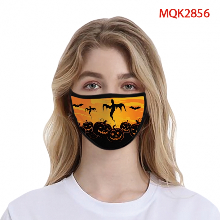 Halloween Color printing Space cotton Masks price for 5 pcs MQK2856