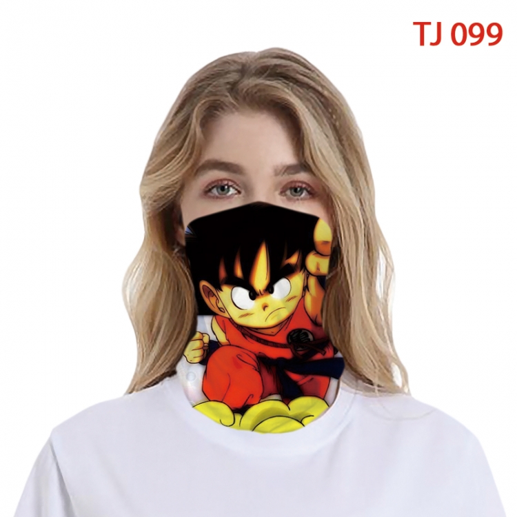 DRAGON BALL Color printing magic turban scarf-   TJ-099