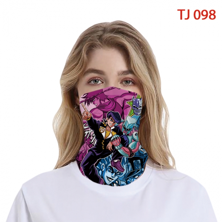 JoJos Bizarre Adventure Color printing magic turban scarf- TJ-098
