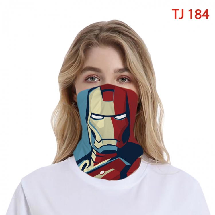 Iron Man Color printing magic turban scarf- TJ-184