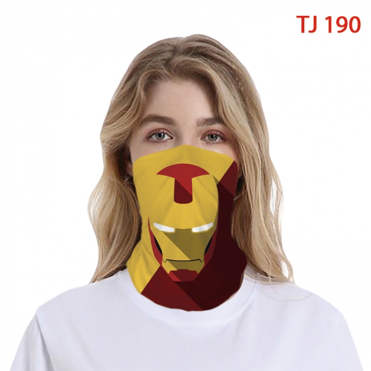 Iron Man Color printing magic turban scarf- TJ-190