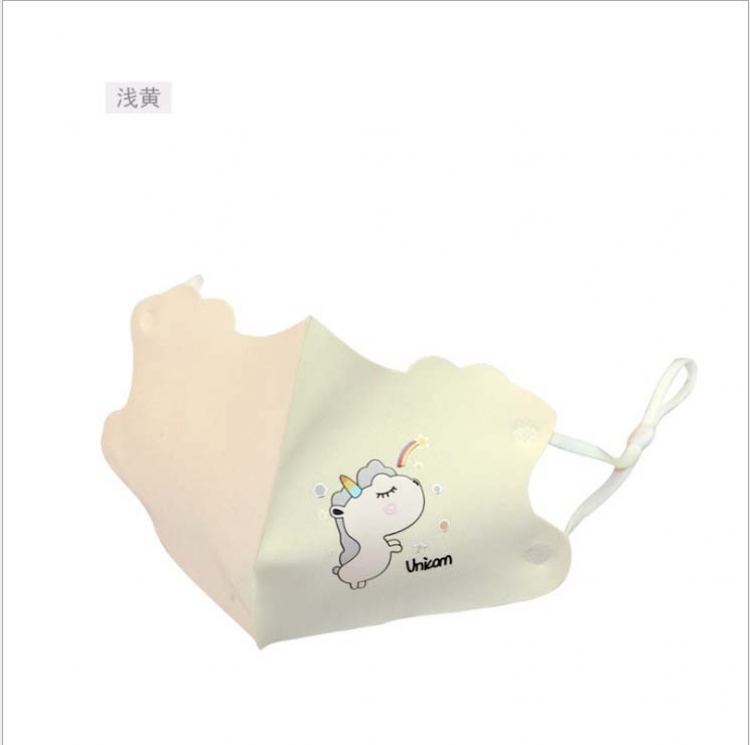Cotton ice silk printing children's masks Adjustable tightness price for 5 pcs