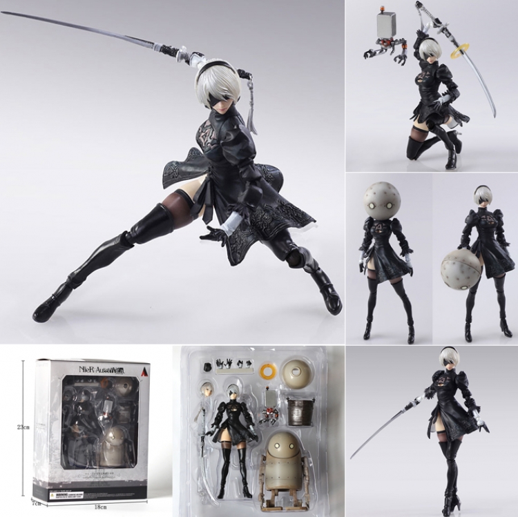 Nier:Automata Bring Arts  Android Boxed Figure Decoration Model 15CM