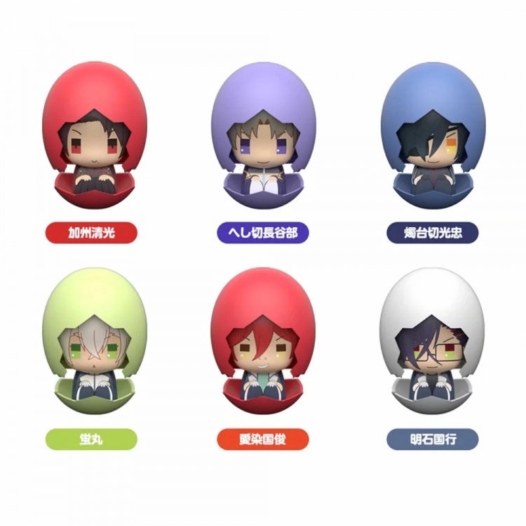 Touken Ranbu Gashapon Android Boxed Figure Decoration Model  6CM