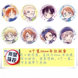 Hetalia  a set of 8 models Rou...