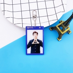 BTS RM New square Keychain pen...