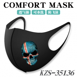 Skull and Flag Anime 3D digita...