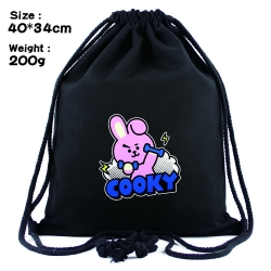 BTS  Anime Drawstring Bags Bun...