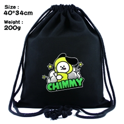 BTS  Anime Drawstring Bags Bun...