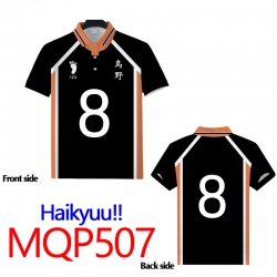 Haikyuu!!Full color POLO lapel...