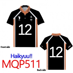 Haikyuu!!Full color POLO lapel...