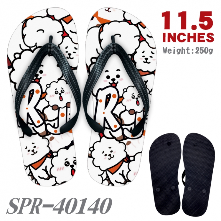 BTS Thickened rubber flip-flops slipper average size SPR-40140A