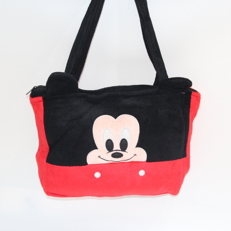 Mickey Mouse   Plush cartoon satchel 40x30cm