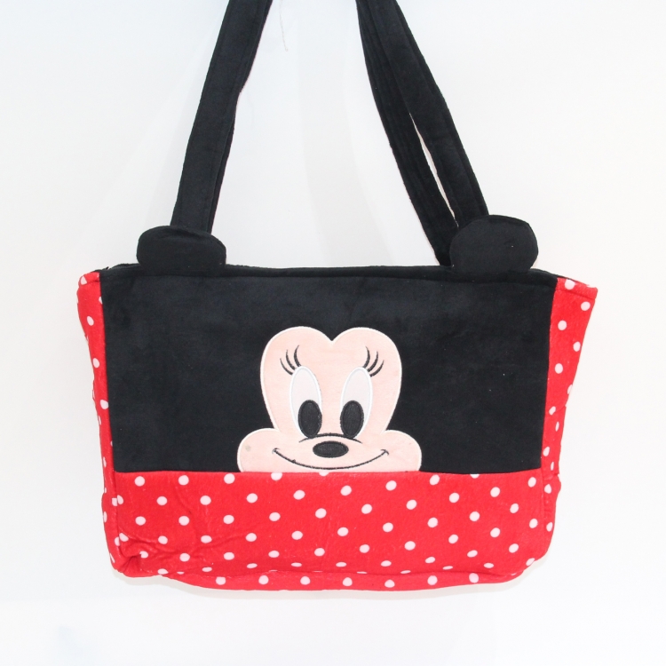 Mickey Mouse Dots  Plush cartoon satchel 40x30cm