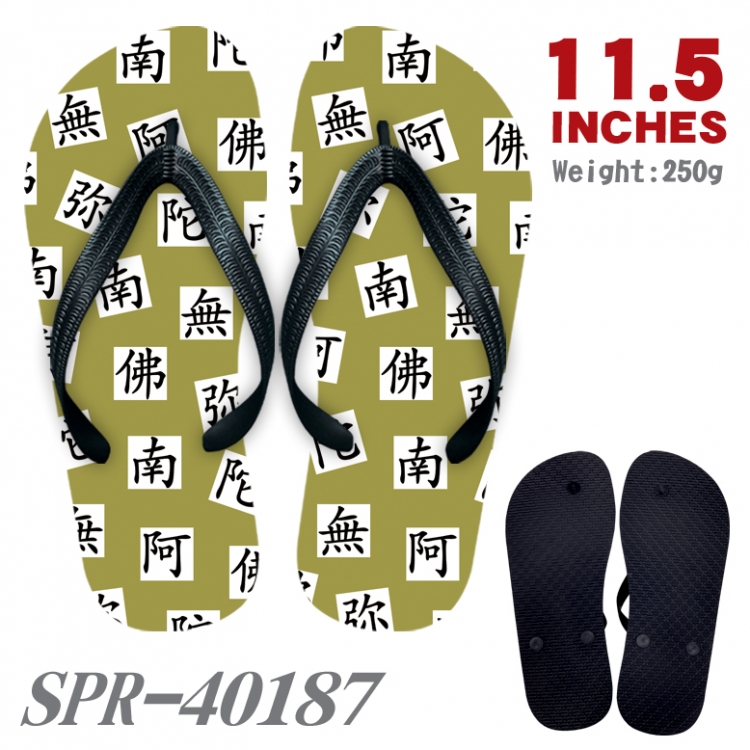 Demon Slayer Kimets Android  Thickened rubber flip-flops slipper average size SPR-40187A