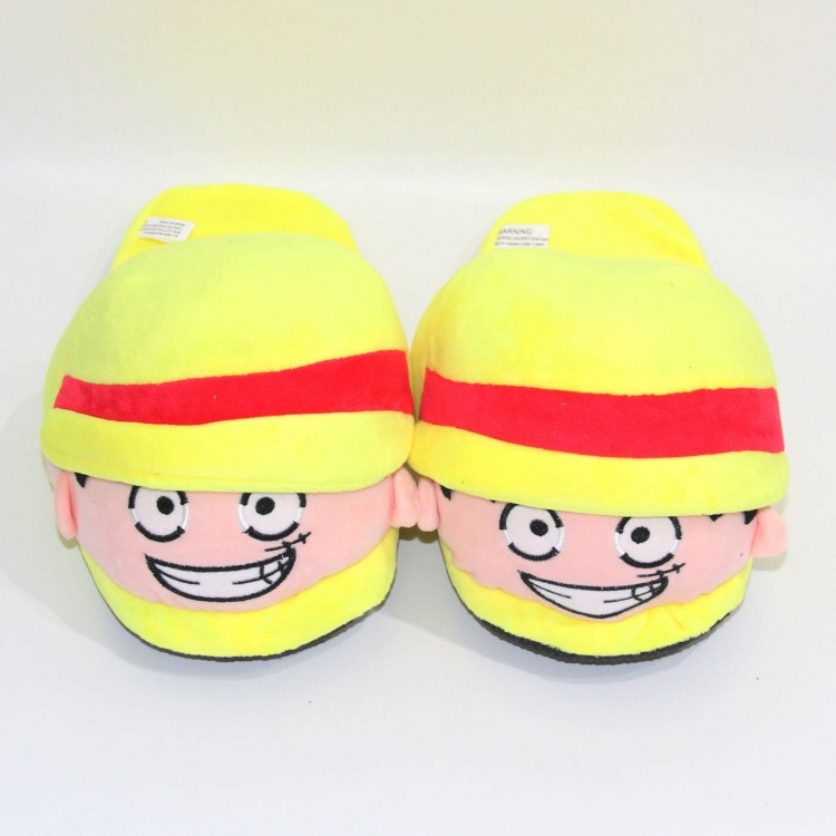 One Piece Luffy Plush half pack slippers shoes 28CM