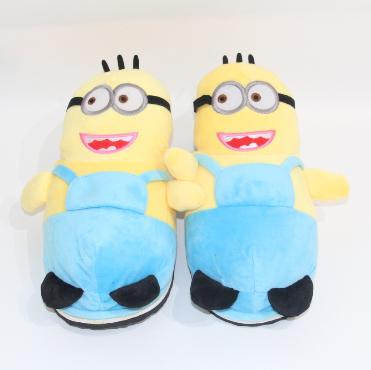 Minions Plush half pack slippers shoes 28CM