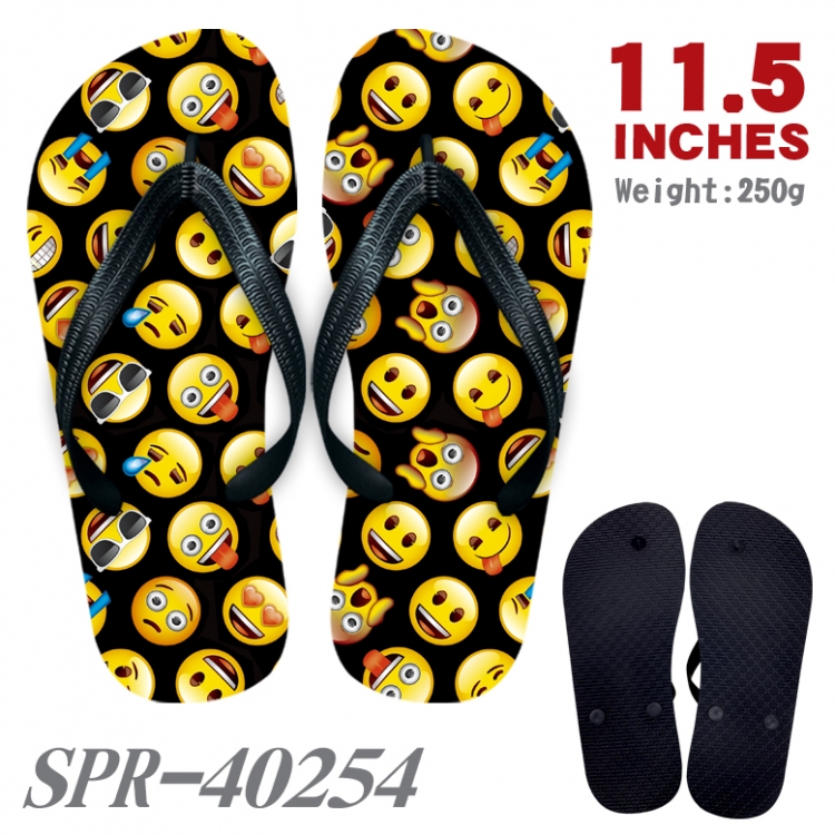 QQ emoticons Android Thickened rubber flip-flops slipper average size SPR-40254A