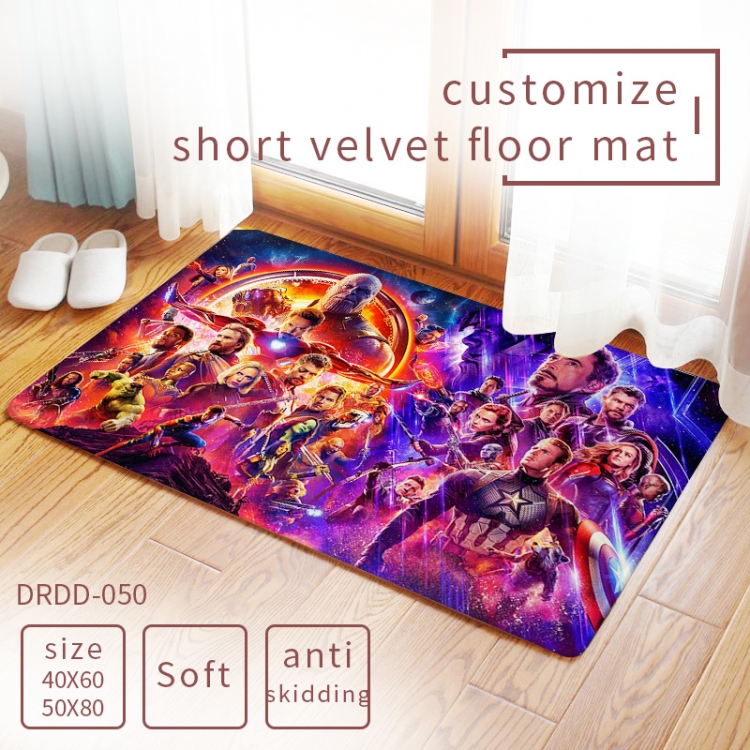 The avengers allianc Carpet rug Mats Floor mat  50×80cm DRDD050-