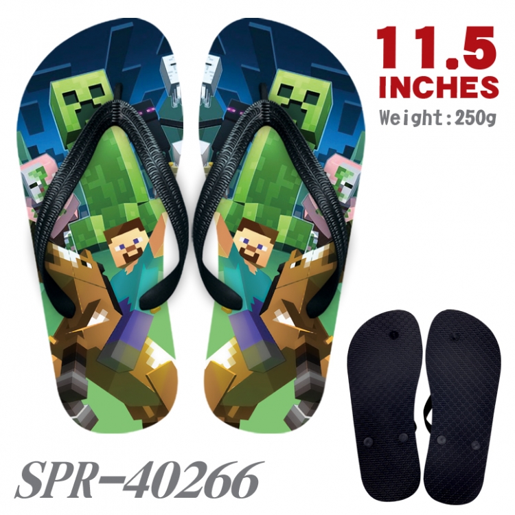 Minecraft Android Thickened rubber flip-flops slipper average size SPR-40266A