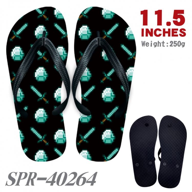 Minecraft Android Thickened rubber flip-flops slipper average size SPR-40264A