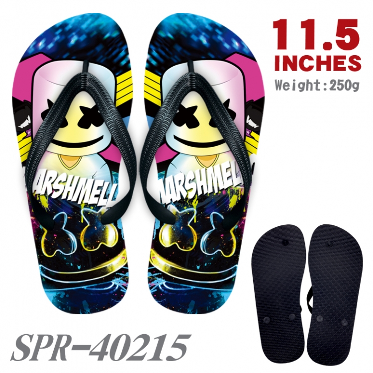 Marshmello Android Thickened rubber flip-flops slipper average size SPR-40215A
