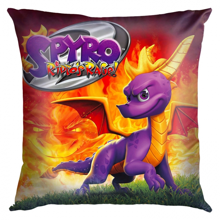 Spyro the Dragon Double-sided full color pillow cushion 45X45CM SP-34 NO FILLING