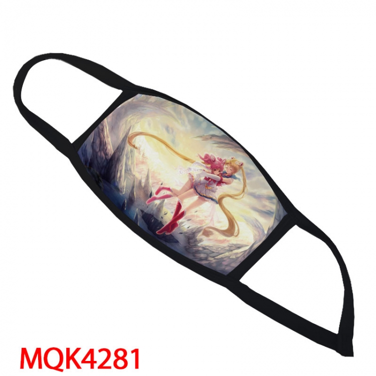 Sailormoon Color printing Space cotton Masks price for 5 pcs MQK-4281