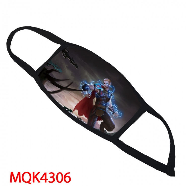 Marvel Color printing Space cotton Masks price for 5 pcs MQK4306