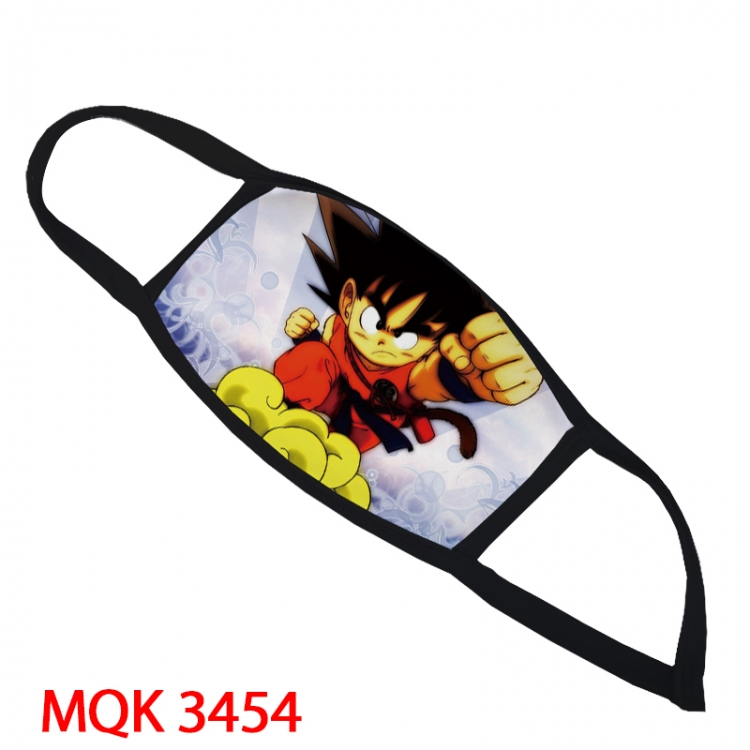DRAGON Ball Color printing Space cotton Masks price for 5 pcs MQK3454