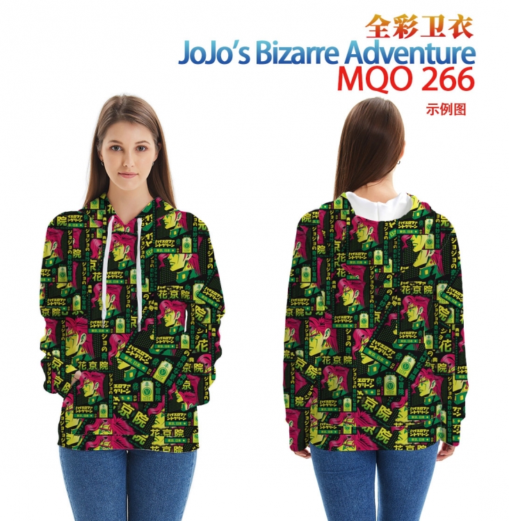 JoJos Bizarre Adventure  Full Color Patch pocket Sweatshirt Hoodie EUR SIZE 9 sizes from XXS to XXXXL MQO266