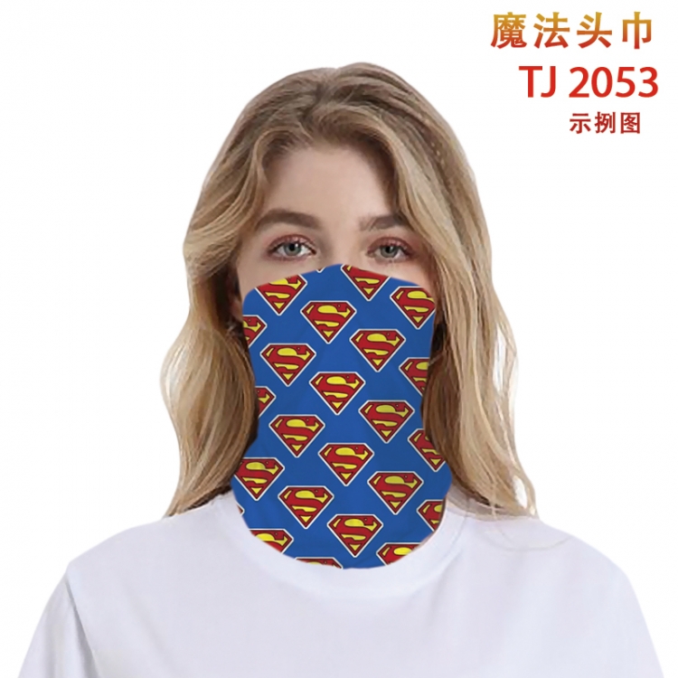 Marvel Color printing magic turban scarf- TJ2053