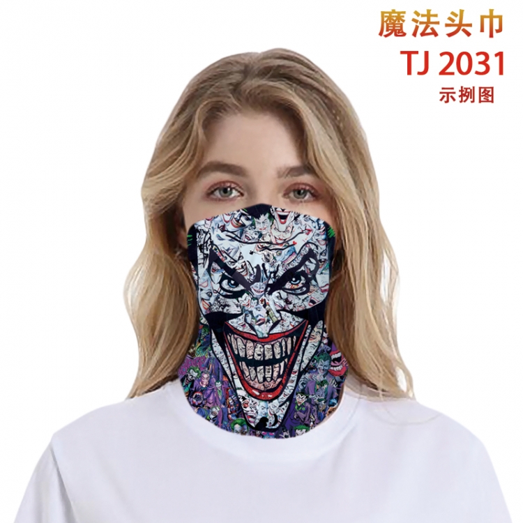 Marvel Color printing magic turban scarf- TJ2031