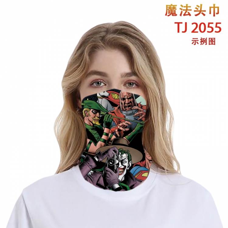 Marvel Color printing magic turban scarf- TJ2055