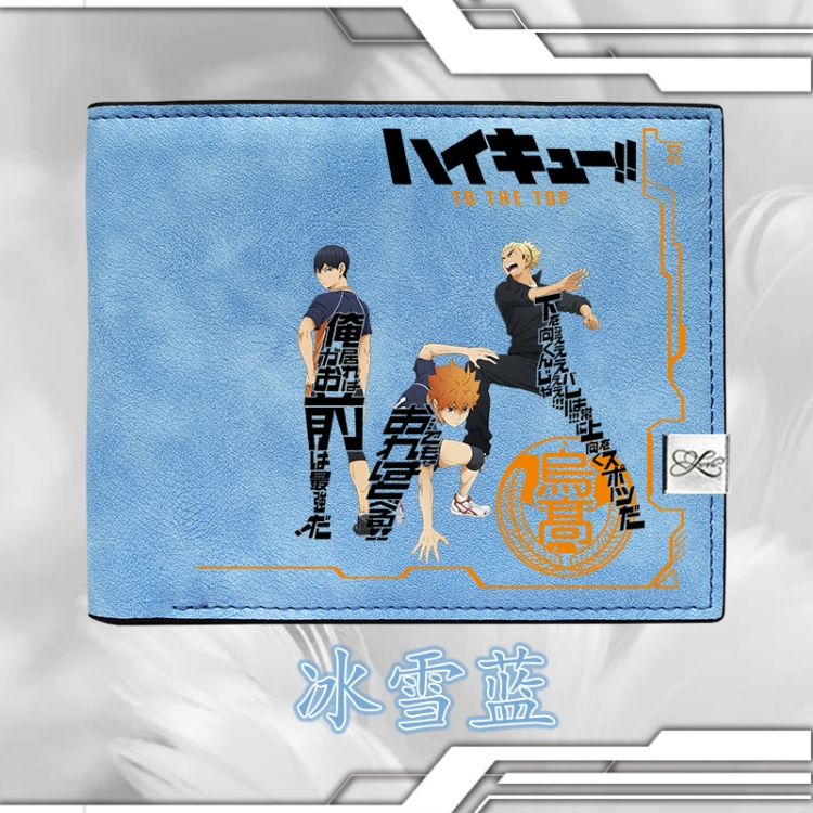 Haikyuu!! College style PU short wallet 12X10CM Style A