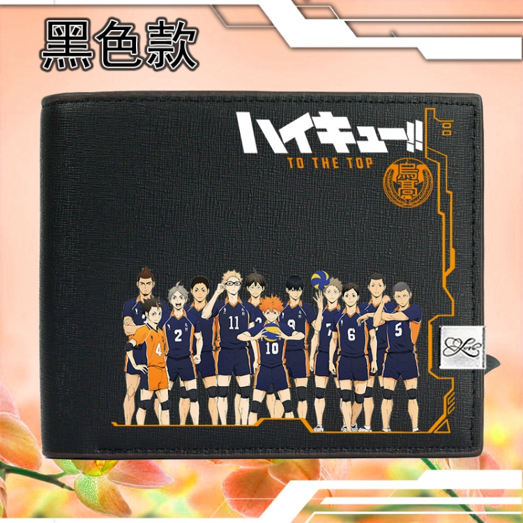 Haikyuu!!    men short  wallet purse 12X10CM Style A