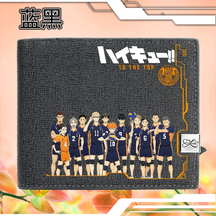 Haikyuu!!    men short  wallet purse 12X10CM Style A