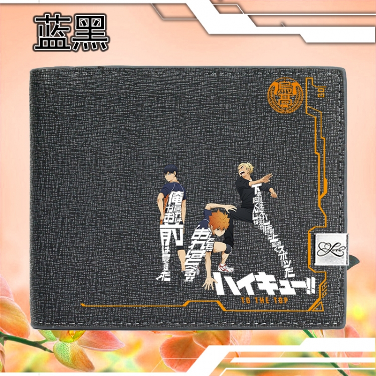 Haikyuu!!   men short  wallet purse 12X10CM Style B