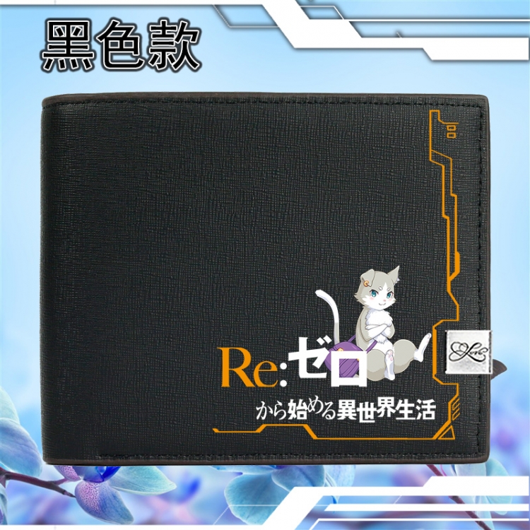 Re:Zero kara Hajimeru Isekai Seikatsu men short  wallet purse 12X10CM Style C