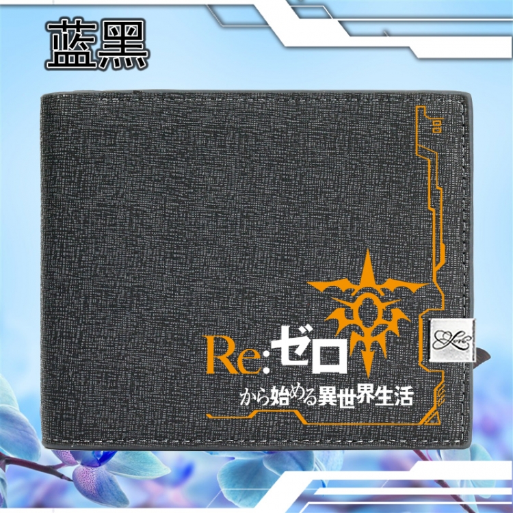 Re:Zero kara Hajimeru Isekai Seikatsu men short  wallet purse 12X10CM Style A