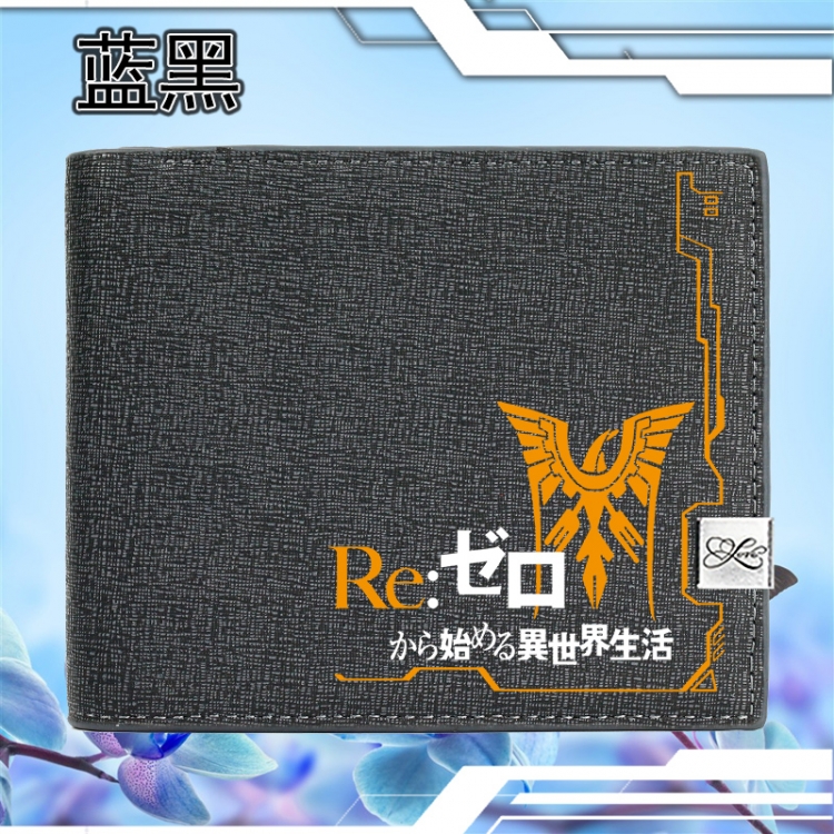 Re:Zero kara Hajimeru Isekai Seikatsu men short  wallet purse 12X10CM Style B