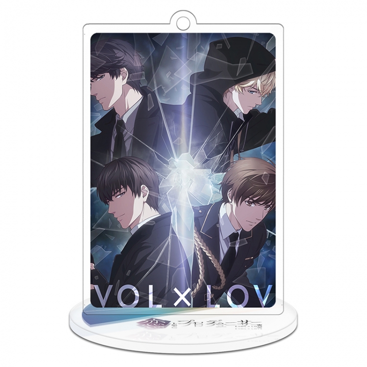 Love and Producer Stand acrylic Keychain 8cm Style B