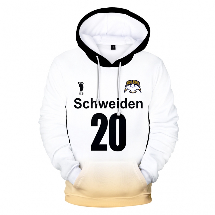 Hoodie Hat Haikyuu!! Round neck pullover hat sweater hooded S M L XL 2XL 3XL 4XL 5XL preorder 3 days price for 2 pcs 193