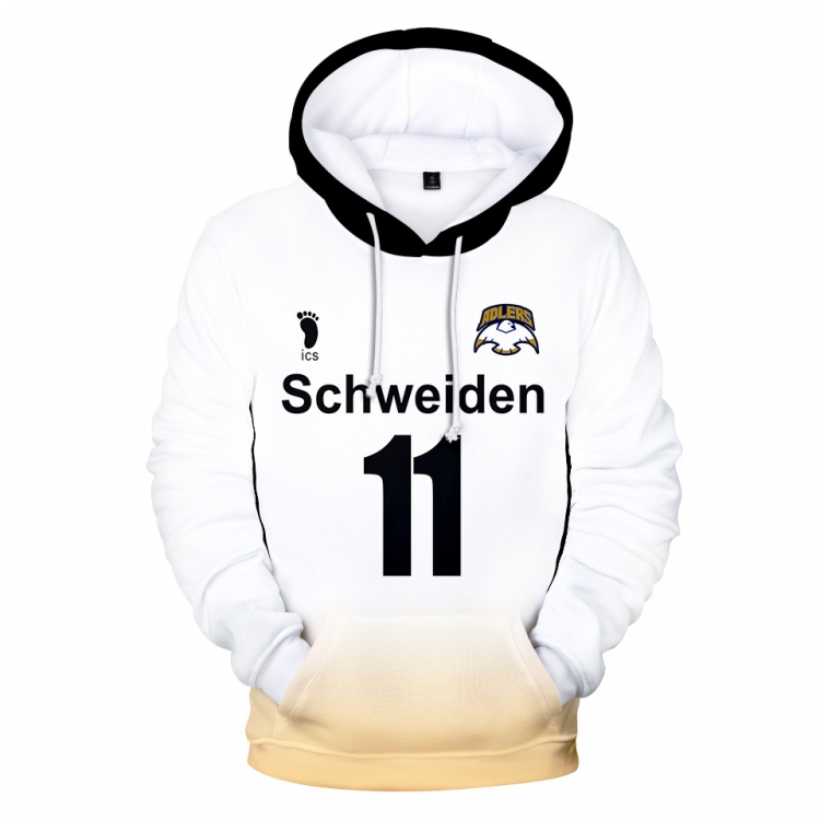 Hoodie Hat Haikyuu!! Round neck pullover hat sweater hooded S M L XL 2XL 3XL 4XL 5XL preorder 3 days price for 2 pcs 194