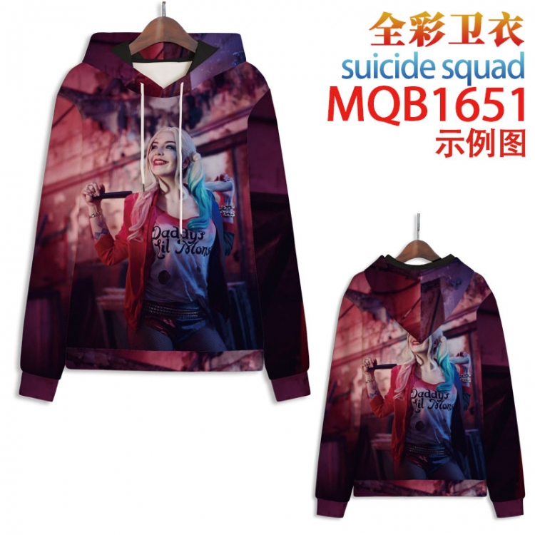 Suicide Squad Full Color Patch pocket Sweatshirt Hoodie 8 sizes from  XS to XXXXL MQB1651