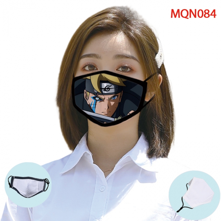 Naruto Color printing Space cotton Masks price for 5 pcs (Can be placed PM2.5 filter,but not provided) MQN084